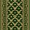 Ковровая дорожка полушерстяная CROWN green 