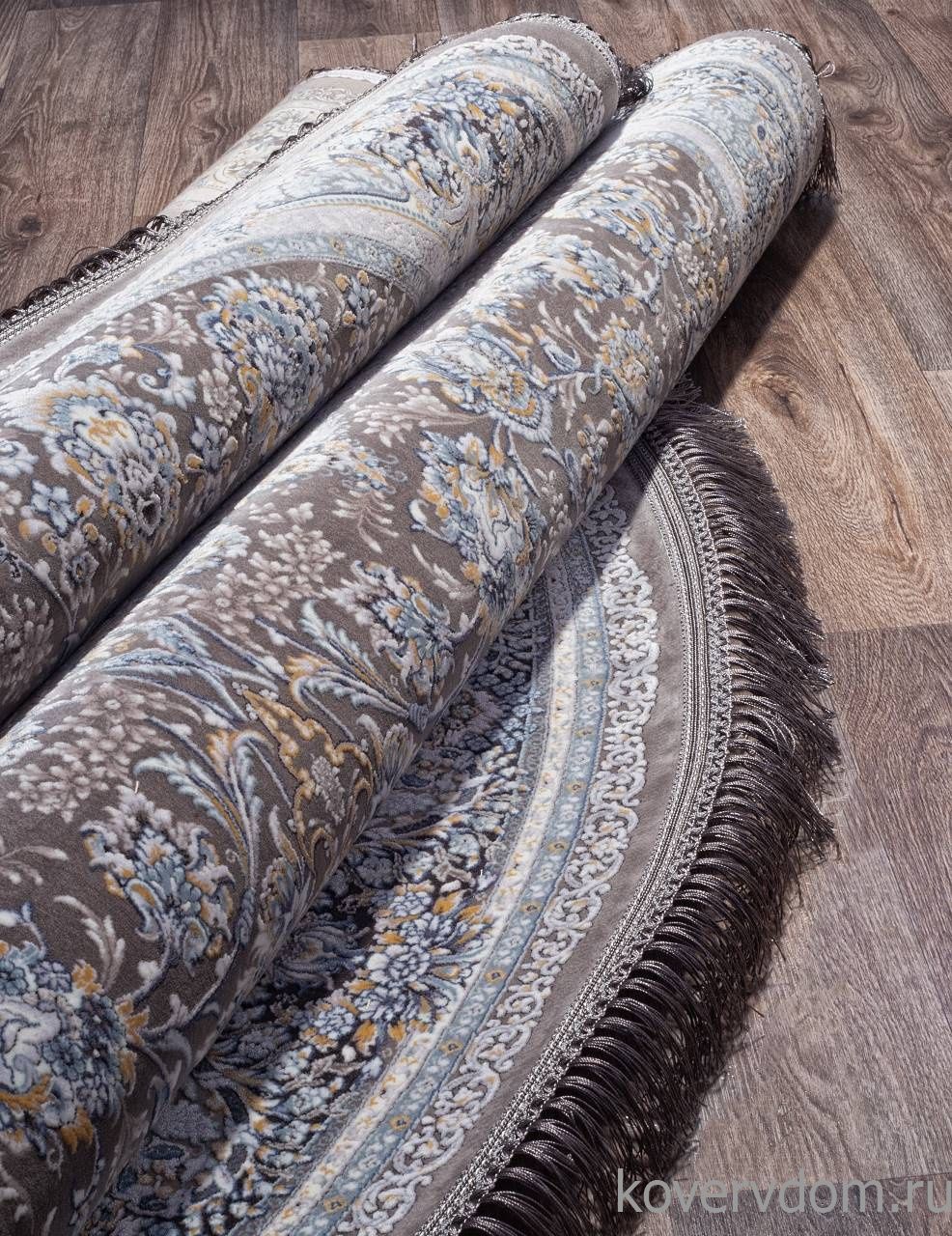 Ковер FARSI 1200 G256 GRAY Круг