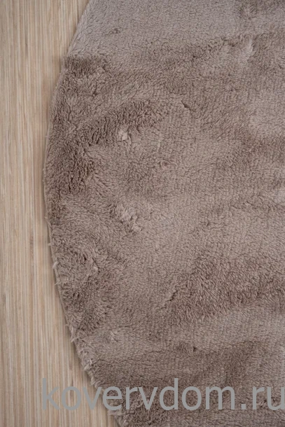 Ковер из искусственного меха Chic 1000A BROWN_3000 круг