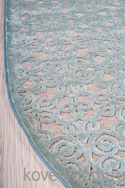 Рельефный ковер из вискозы GENOVA R 38036 6555 90 ОВАЛ