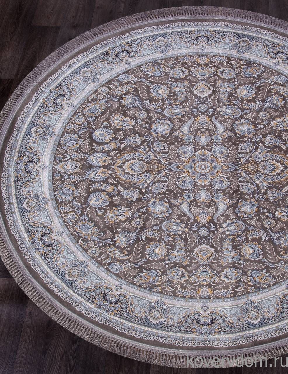 Ковер FARSI 1200 G256 GRAY Круг