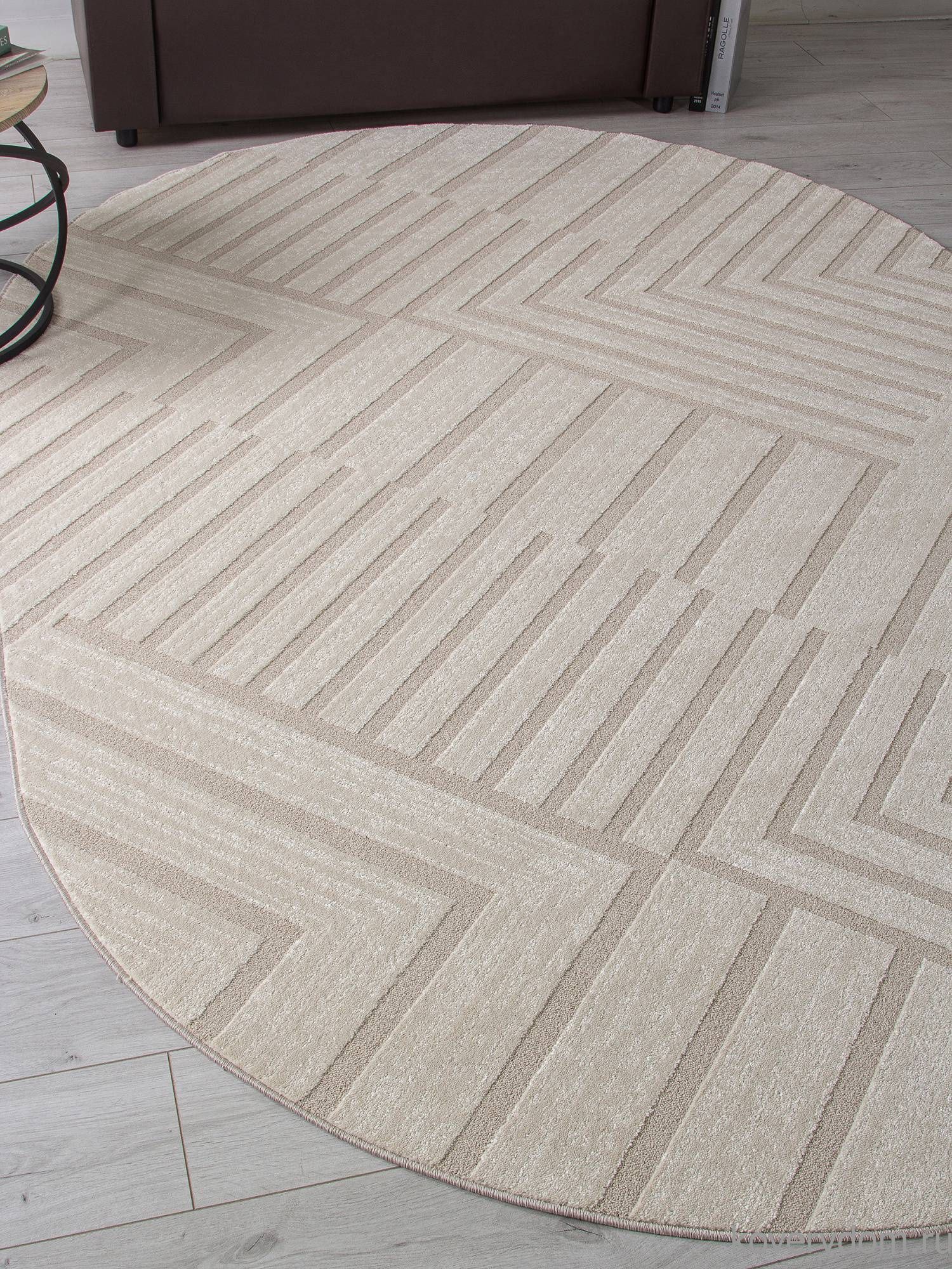 Ковер DIOS F438 LIGHT CREAM Овал