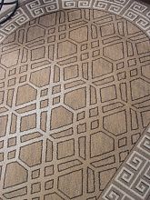 Ковер PRAGA 06027A BEIGE / DARK VIZON Овал