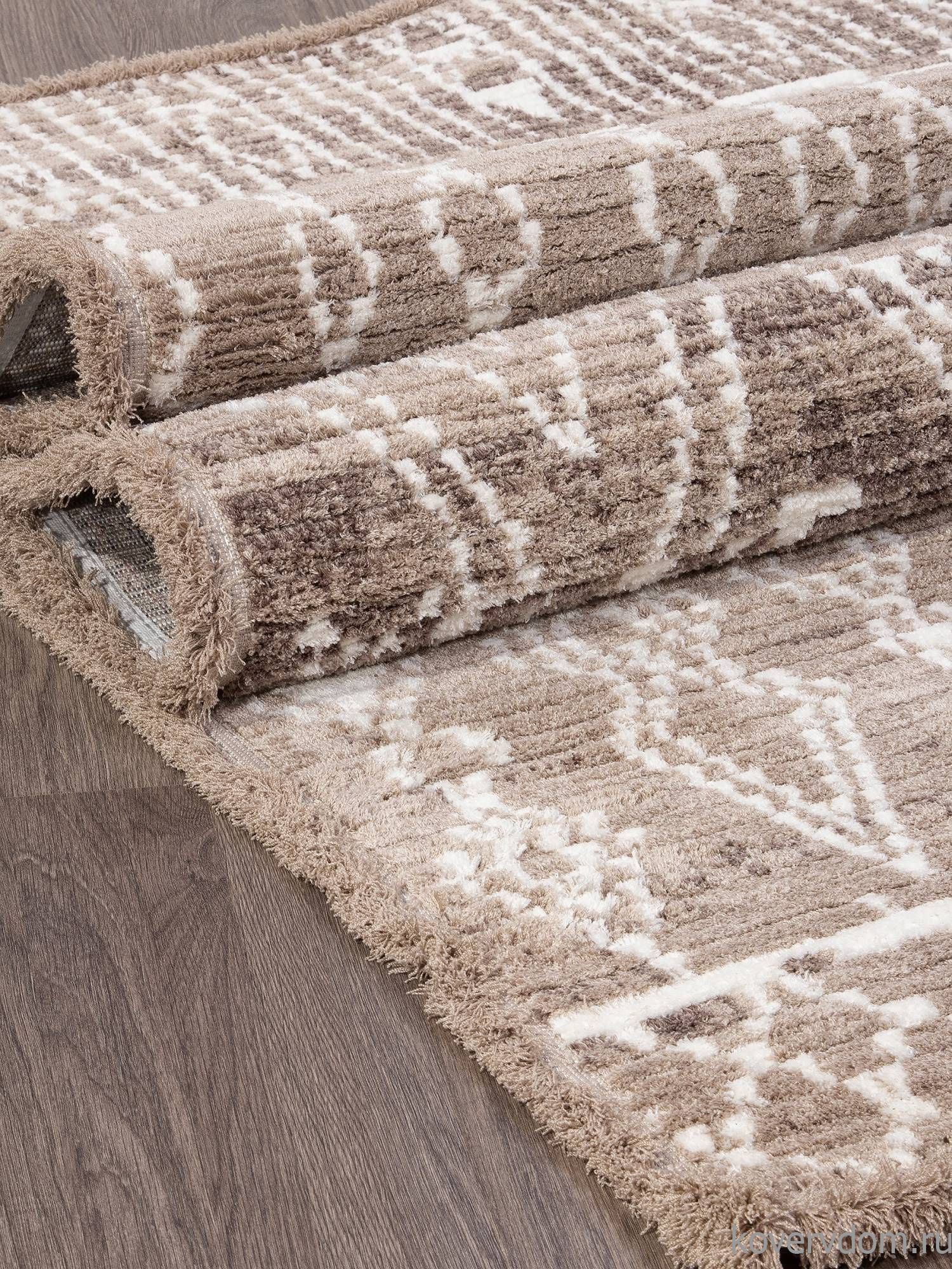 Ковер JOLI A932AC L.BEIGE / P.WHITE