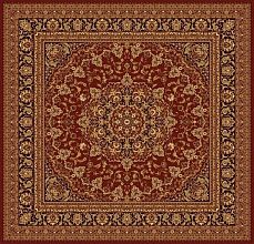 Квадратный ковер шерстяной Floare ISFAHAN 207-3658 КВАДРАТ