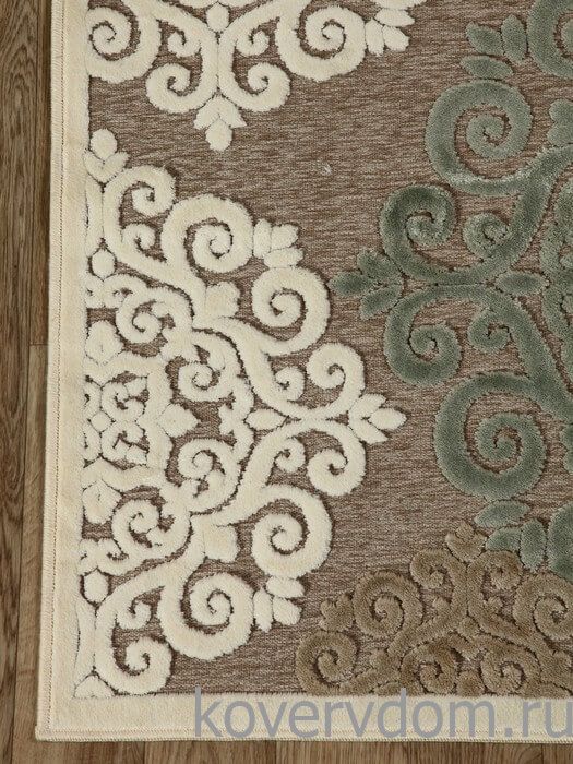 Рельефный ковер из вискозы GENOVA 38001 6555 90