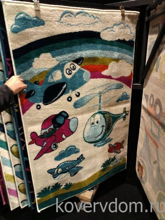 Детский ковер Sonic Kids Самолеты 3333 IA1 W