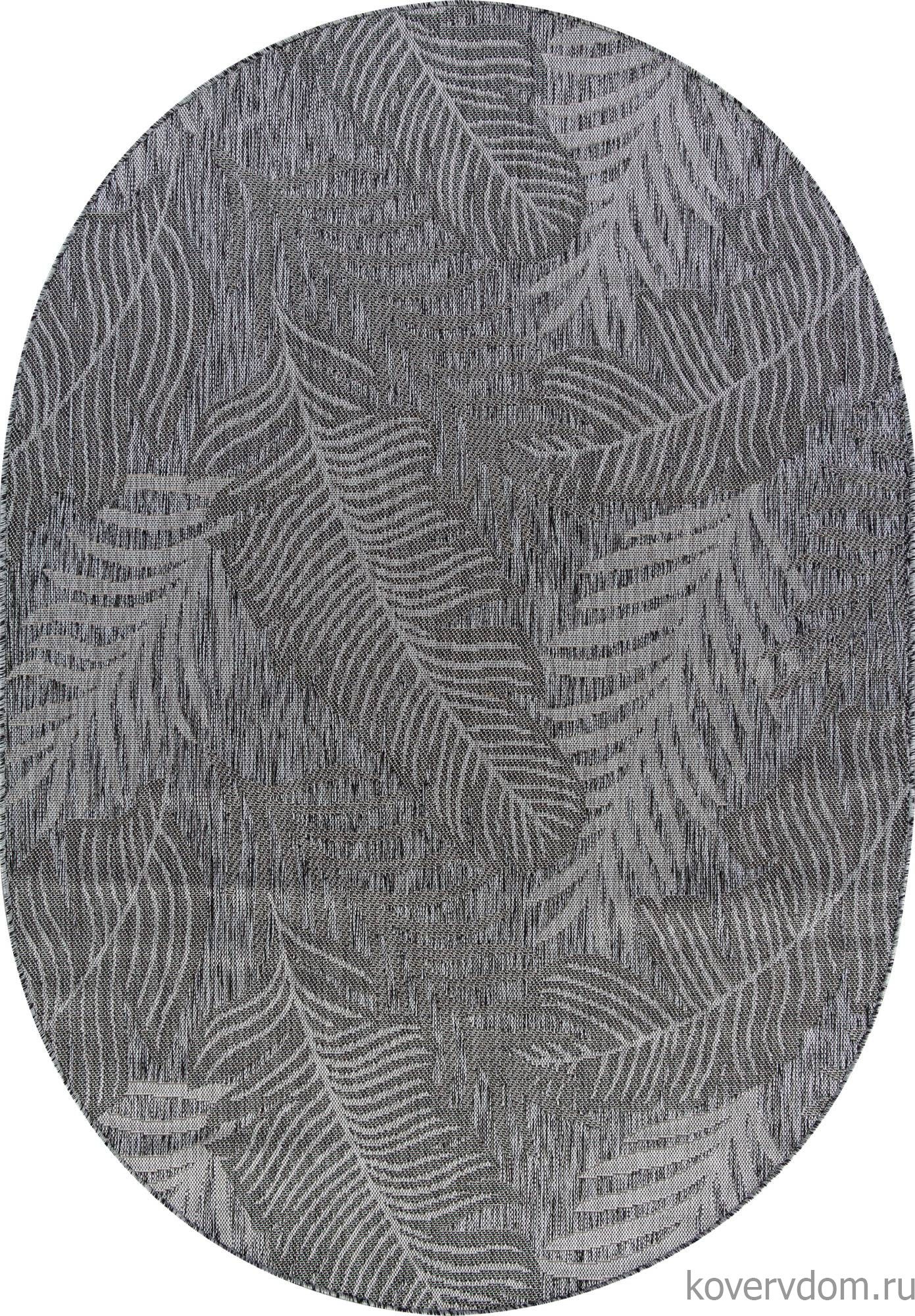 Ковер KAIR-A S132 DARK GRAY Овал Ковер KAIR-A S132 DARK GRAY Овал