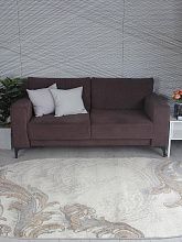 Ковер в гостиную серый TORNADO D754 BEIGE 2 Овал