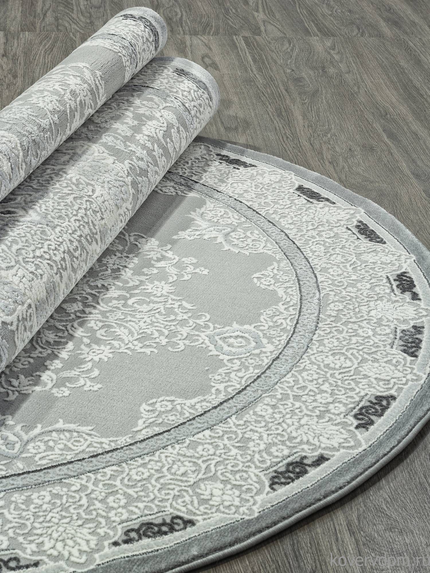 Ковер NENSI GL038G GREY / GREY Овал