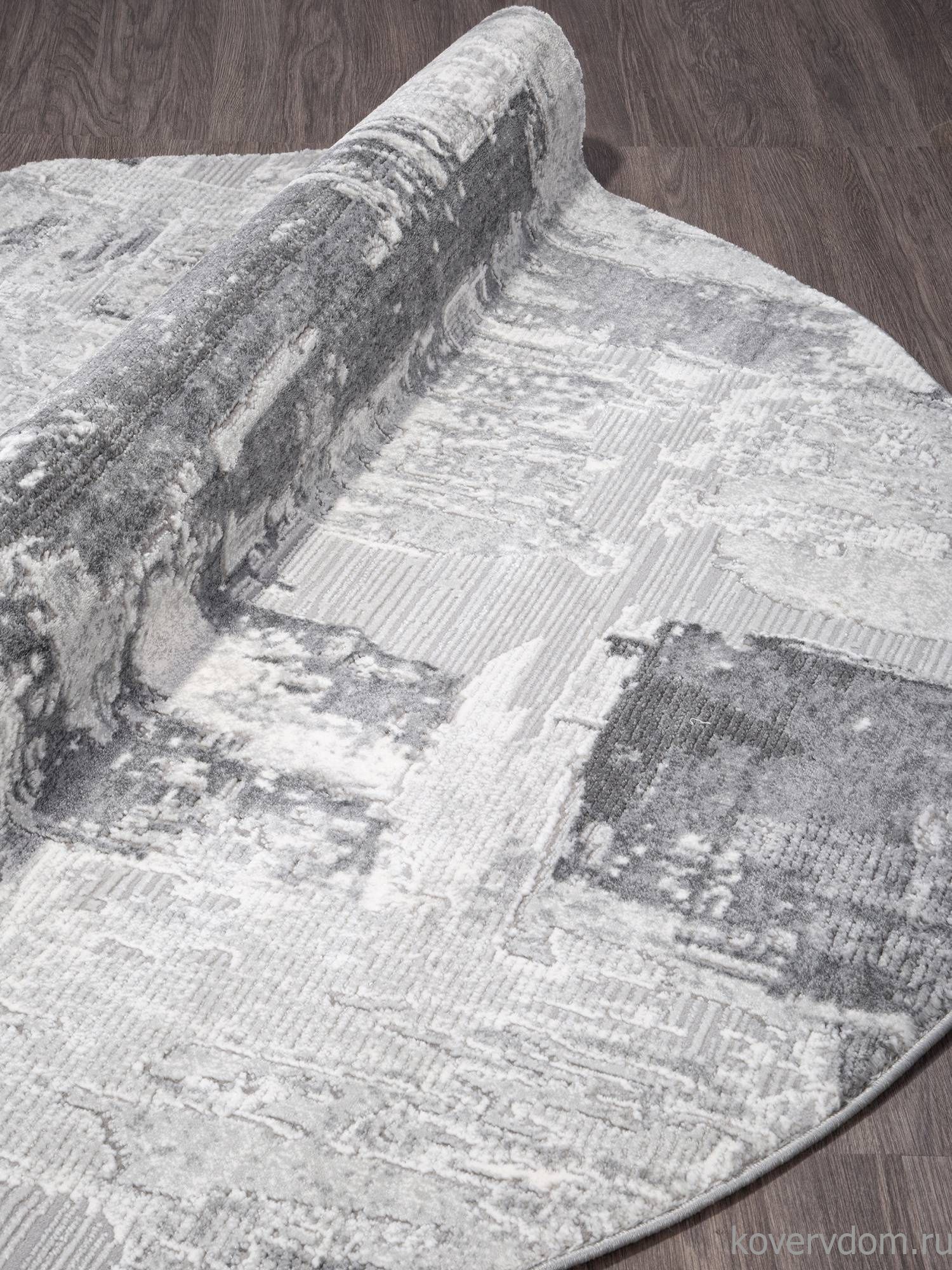 Ковер ARMINA 03758A GREY / GREY Круг