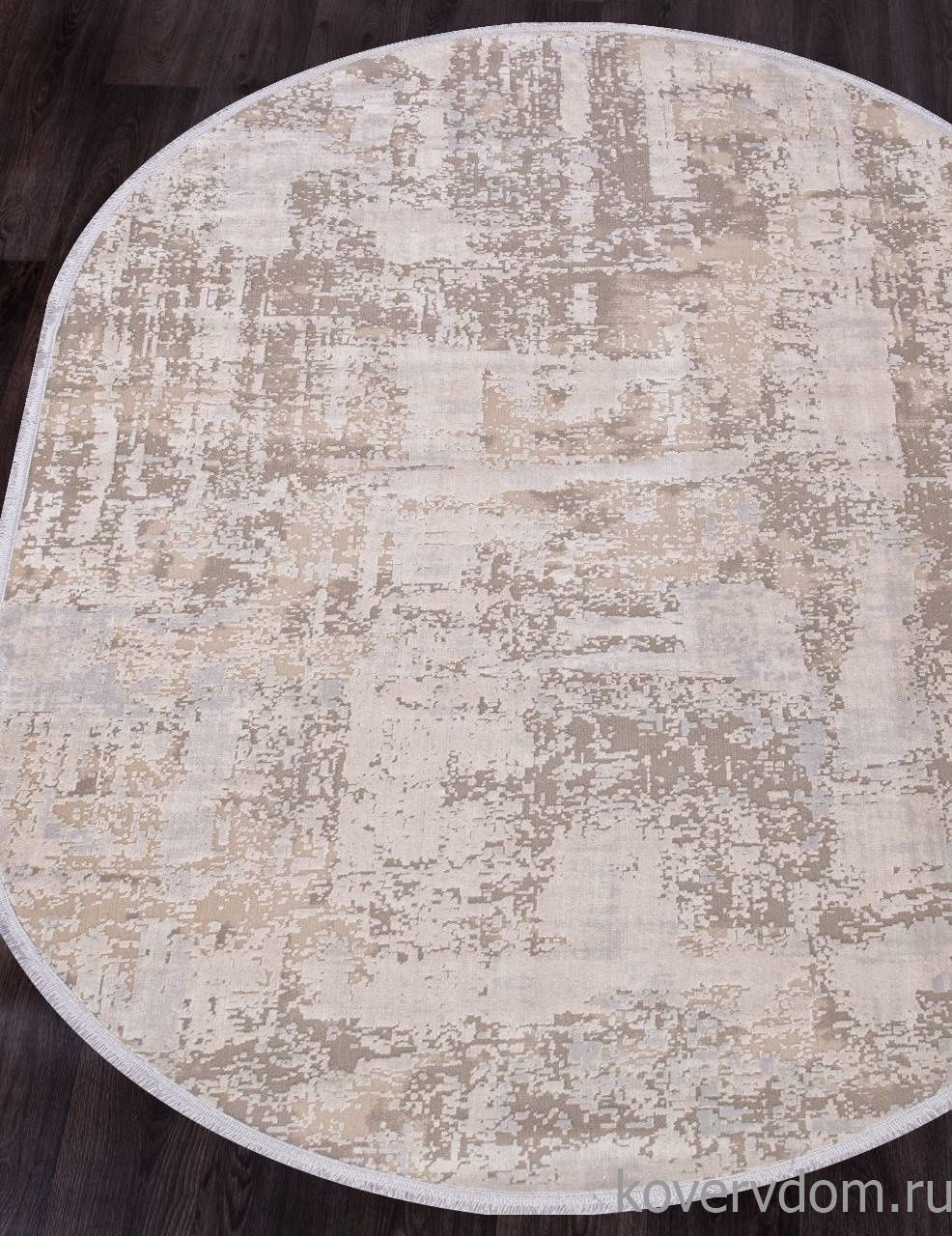 Ковер ATLAS 9313 BEIGE / BEIGE Овал