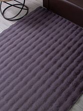 Ковер длинноворсовый в спальню BUBBLE PX1001 GREY