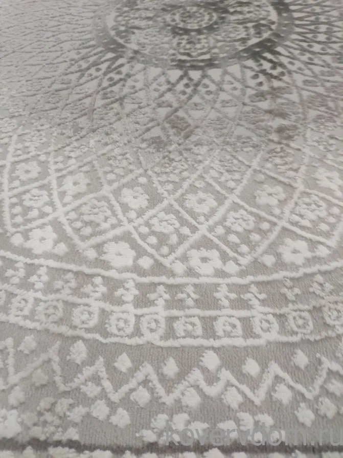 Ковер Palma 4890A D.Grey-D.Grey Круг