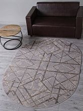 Ковер LIMAN F480 GRAY-BEIGE Овал