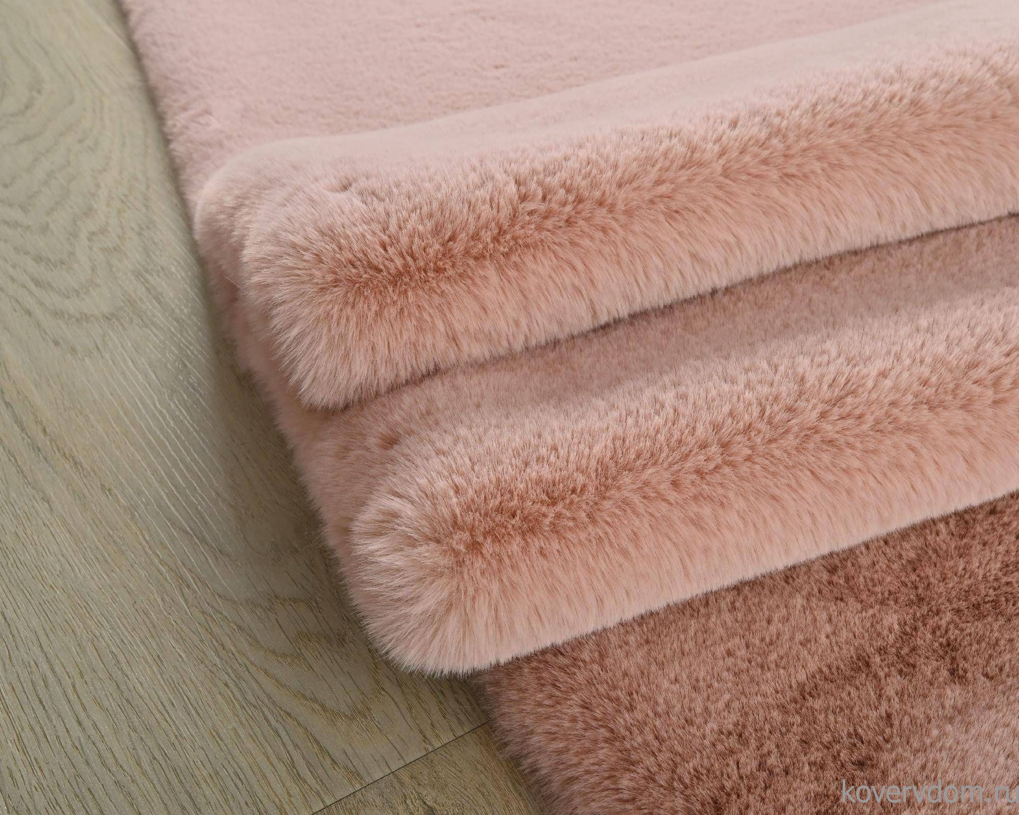 Ковер из искусственного меха RABBIT PREMIUM MS1000 PINK