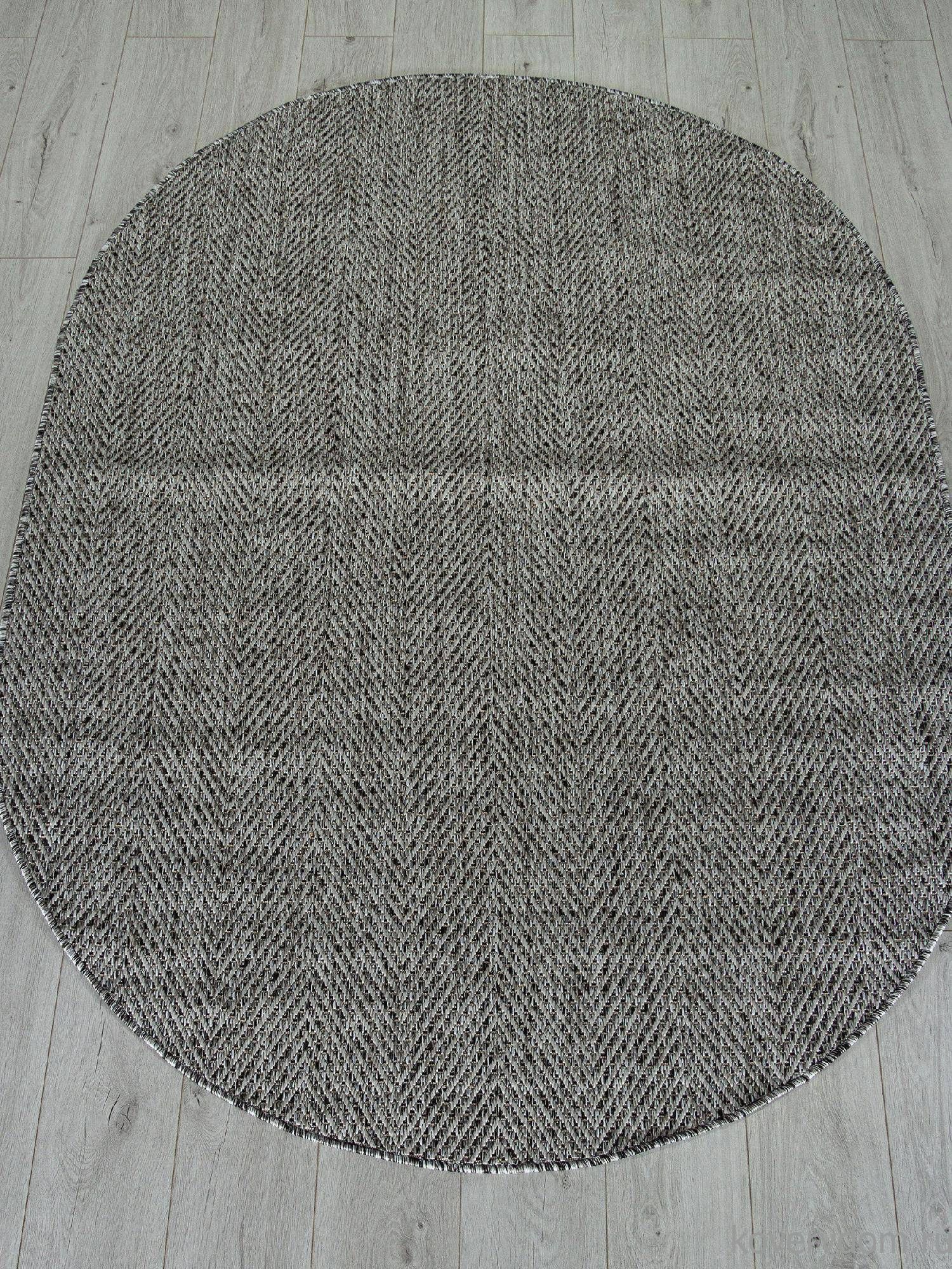 Ковер KAIR S156 DARK GRAY Овал