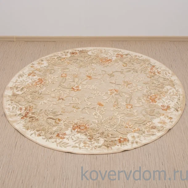 Рельефный ковер из вискозы GENOVA 38027 6262 60 КРУГ