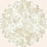 Ковер Palma 4896A Cream-Cream Круг