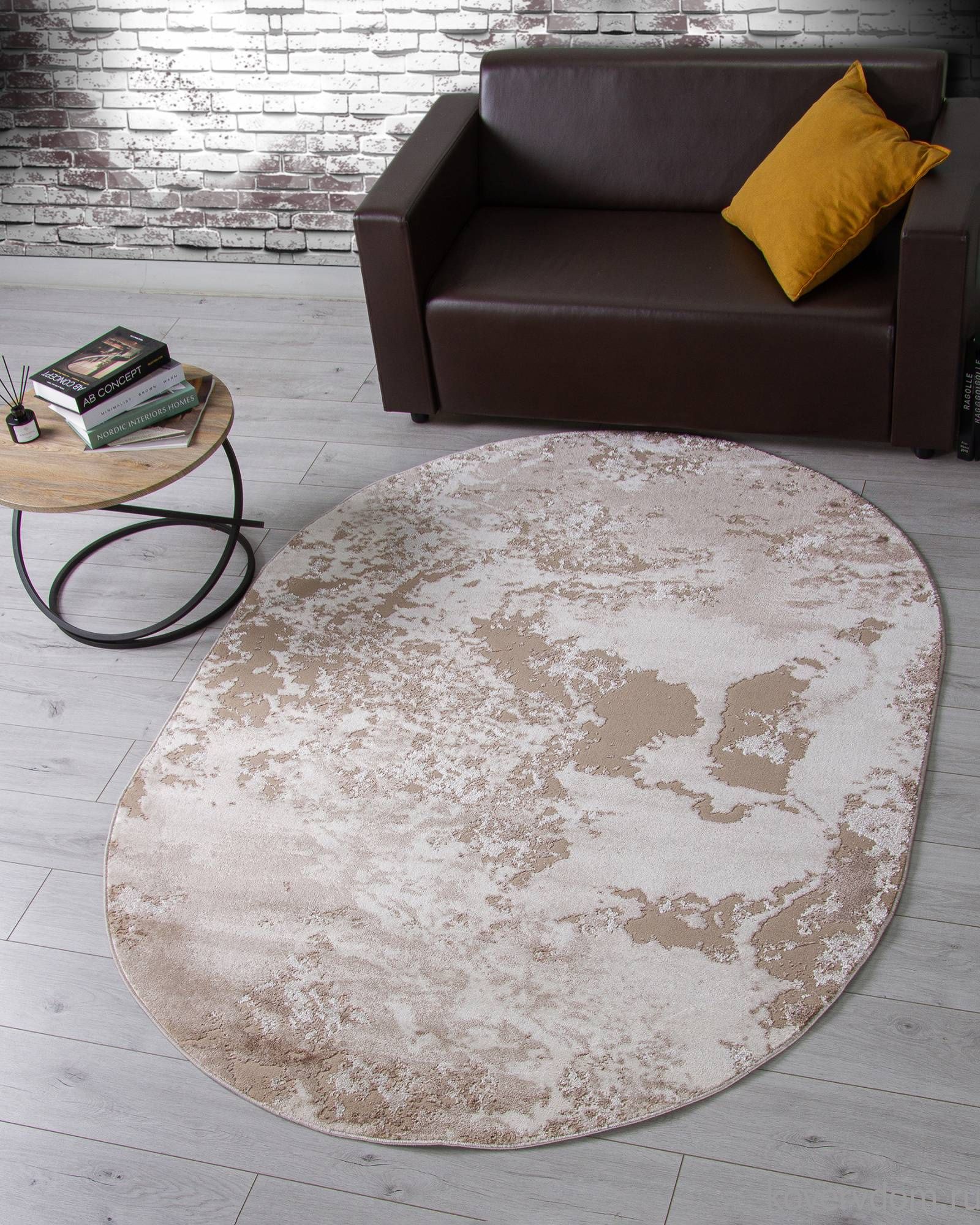 Ковер ALABAMA F177 BEIGE Овал