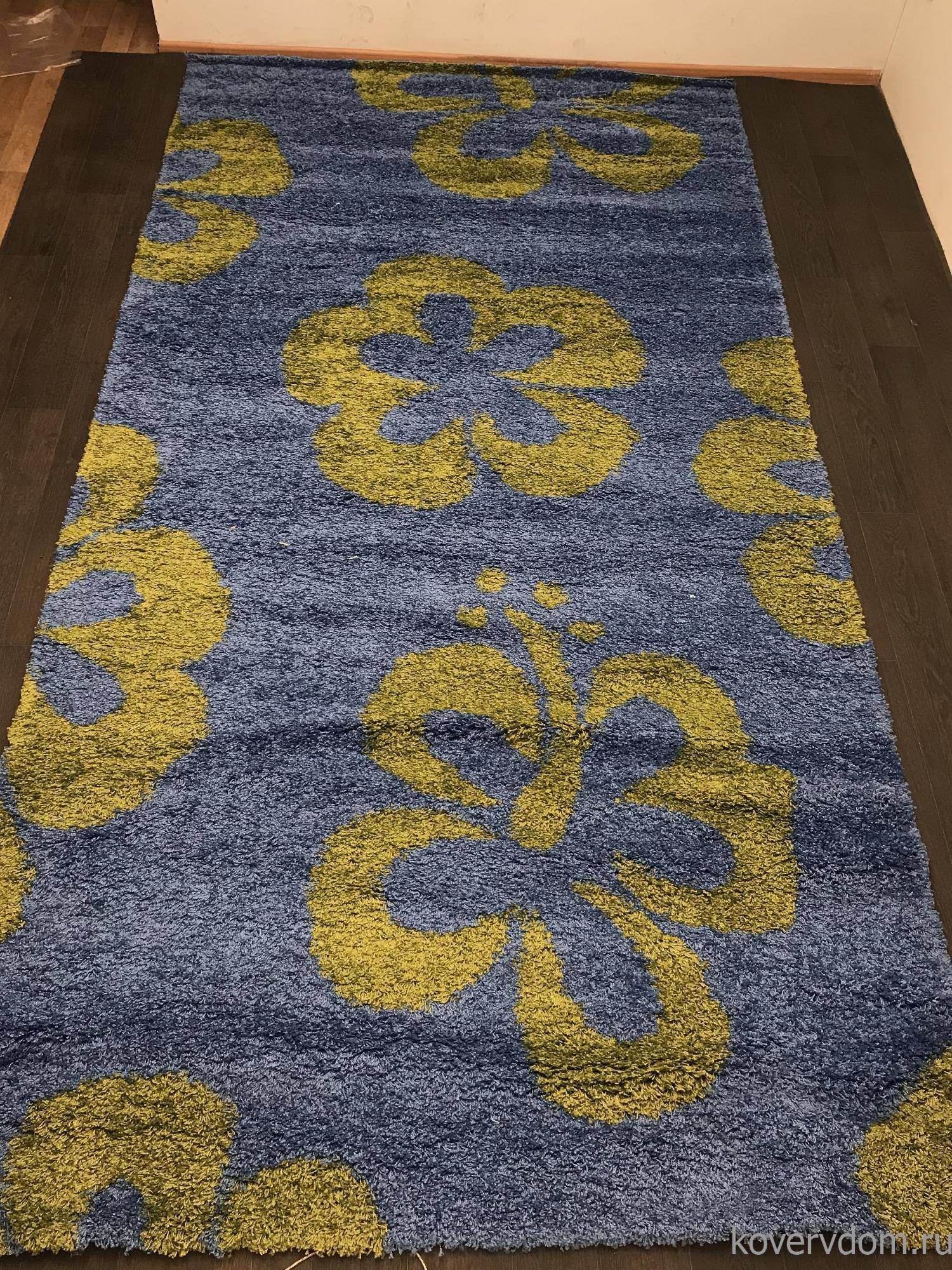 Ковер SHAGGY ULTRA S605 BLUE-GREEN Ковер SHAGGY ULTRA S605 BLUE-GREEN