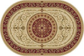 Овальный ковер из шерсти шерстяной Floare VERONA 321-1126 ОВАЛ