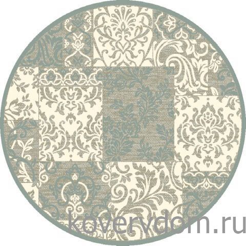 Рельефный ковер из вискозы GENOVA 38009 6555 90 КРУГ