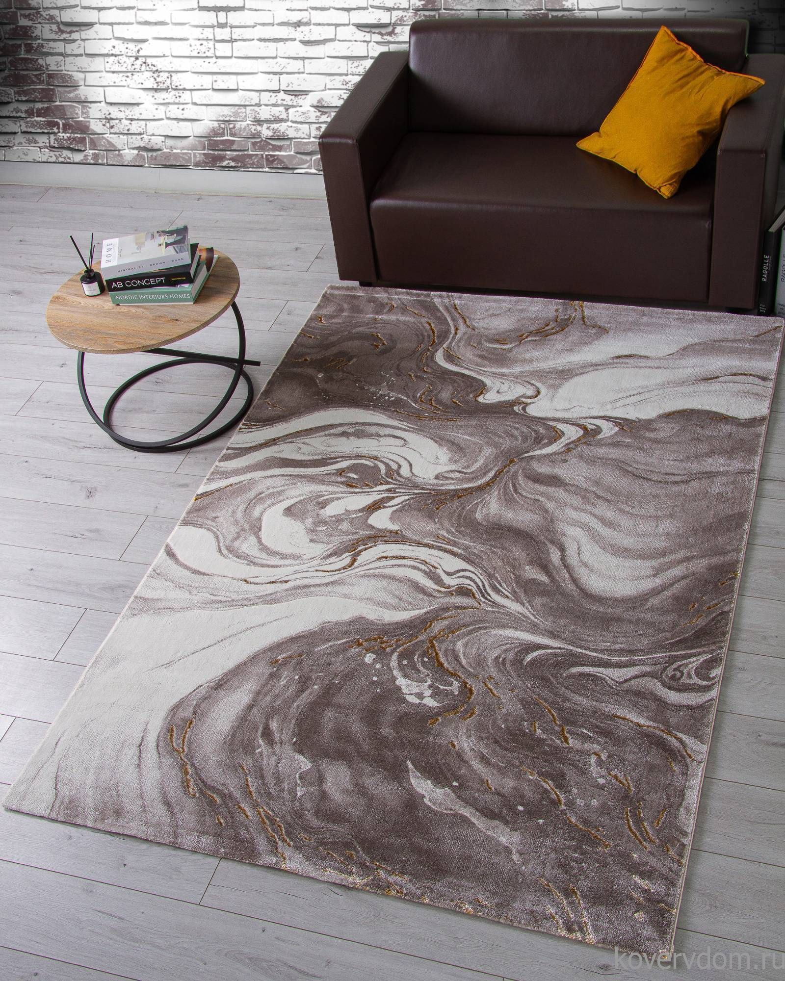 Ковер NENSI GL196A BROWN / BROWN