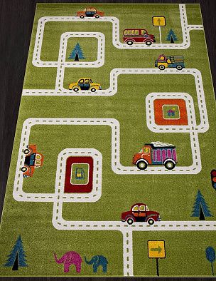 Ковер с дорогами ART KIDS LM03 GREEN