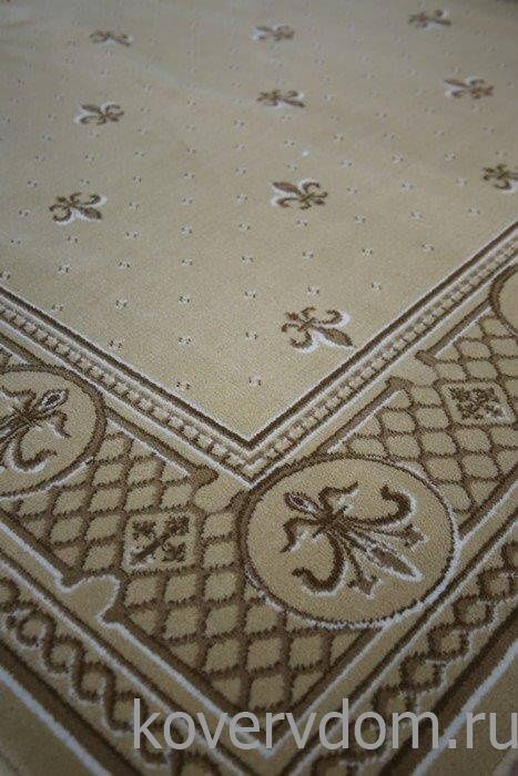 Полушерстяной ковер LILIA CLASSIC кофе