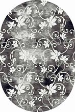 Ковер SILVER D218 GRAY Овал