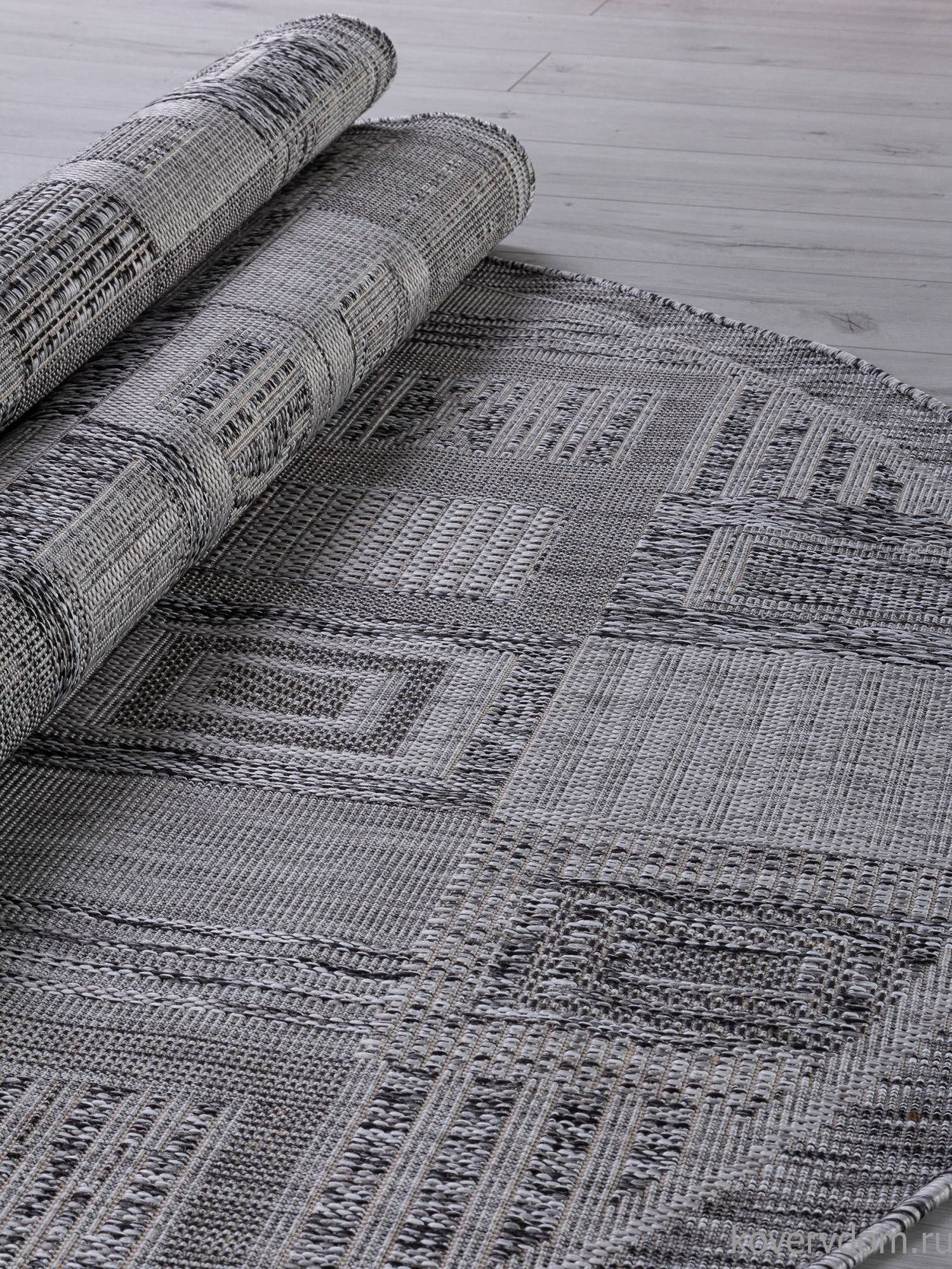 Ковер KAIR S138 DARK GRAY Овал